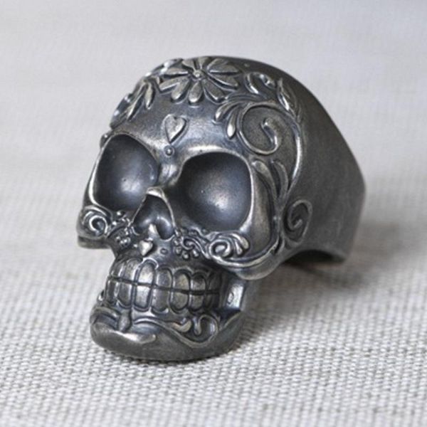 cluster rings 100% real s925 silver ring for man retro thai skull fashion personality, Golden;silver
cluster rings 100% real s925 silver ring for man retro thai skull fashion personality, Golden;silver