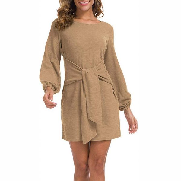 maternity dresses women's waist closing long sleeve bandage solid dress pregnant pregnancy clothes, White
maternity dresses women's waist closing long sleeve bandage solid dress pregnant pregnancy clothes, White