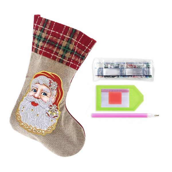 christmas decorations stocking santa claus head 5d rhinestone painting embroidery diy crafts
christmas decorations stocking santa claus head 5d rhinestone painting embroidery diy crafts