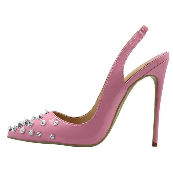 dress shoes big size 34-45 slingbacks thin high heels rivets spikes pointed toe elegant women sandals, Black
dress shoes big size 34-45 slingbacks thin high heels rivets spikes pointed toe elegant women sandals, Black