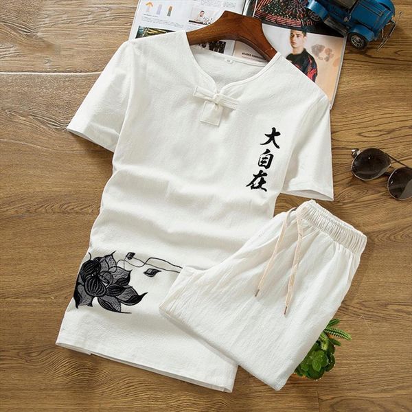 short sleeved t shirt mens tracksuits v neck suit casual shorts clothes summer clothing set button print linen 5xl, Gray
short sleeved t shirt mens tracksuits v neck suit casual shorts clothes summer clothing set button print linen 5xl, Gray