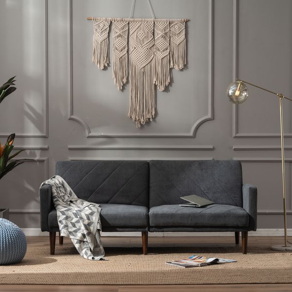 backrest living room sofa recline degree three-speed adjustment diamond stitching fabric dual purpose bed dark gray
backrest living room sofa recline degree three-speed adjustment diamond stitching fabric dual purpose bed dark gray