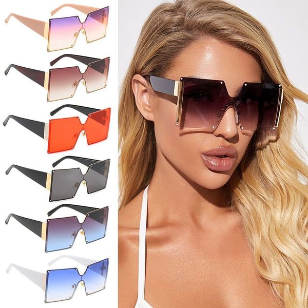 streetwear large square sunglasses for women fashion random frames sunglasses transparent gradient glasses uv400 glasses glasses wholesale, Silver
streetwear large square sunglasses for women fashion random frames sunglasses transparent gradient glasses uv400 glasses glasses wholesale, Silver