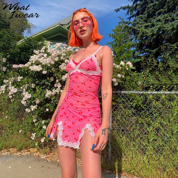 women lace up cherry dot print dress slip cute girl pink mini vestidos sleeveless v neck bodycon femme spaghetti strap, Black;gray
women lace up cherry dot print dress slip cute girl pink mini vestidos sleeveless v neck bodycon femme spaghetti strap, Black;gray