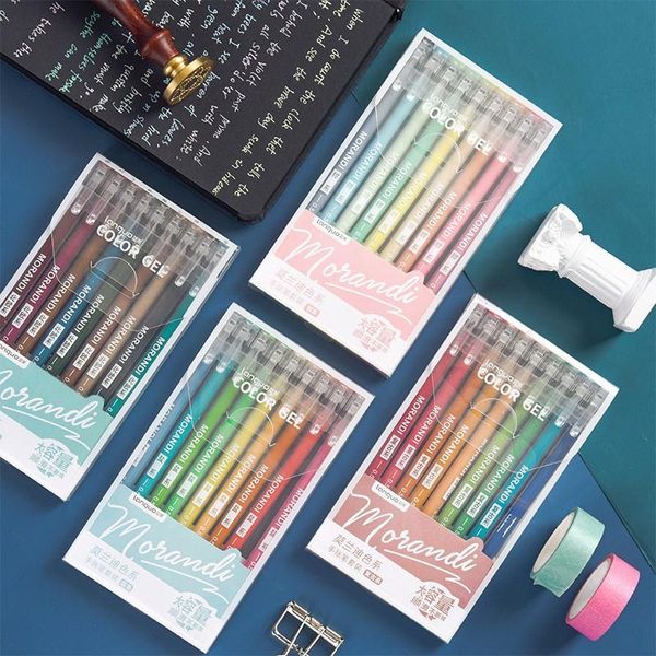 pcs/pack gel ink pens morandi colors set fine point 0.5mm for art painting student school office gift
pcs/pack gel ink pens morandi colors set fine point 0.5mm for art painting student school office gift
