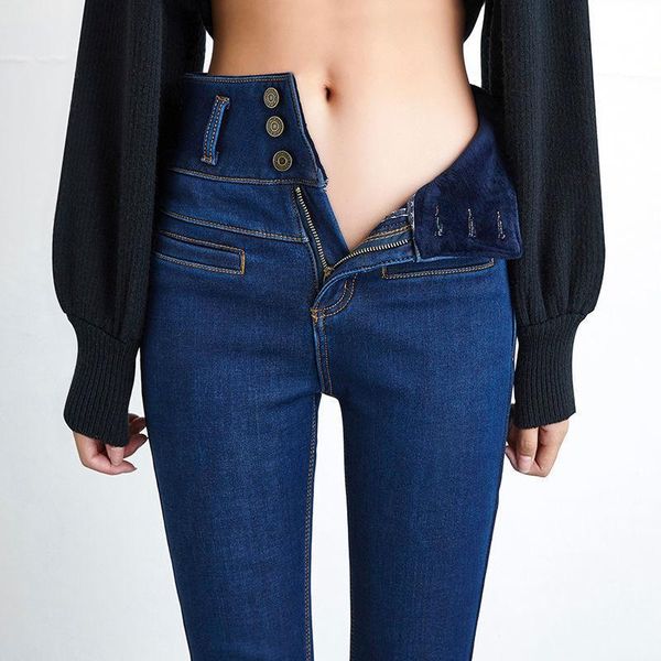 women's jeans woman pants autumn and winter high waist stretch skinny tappered pencil trousers pantalones vaqueros mujer, Blue
women's jeans woman pants autumn and winter high waist stretch skinny tappered pencil trousers pantalones vaqueros mujer, Blue