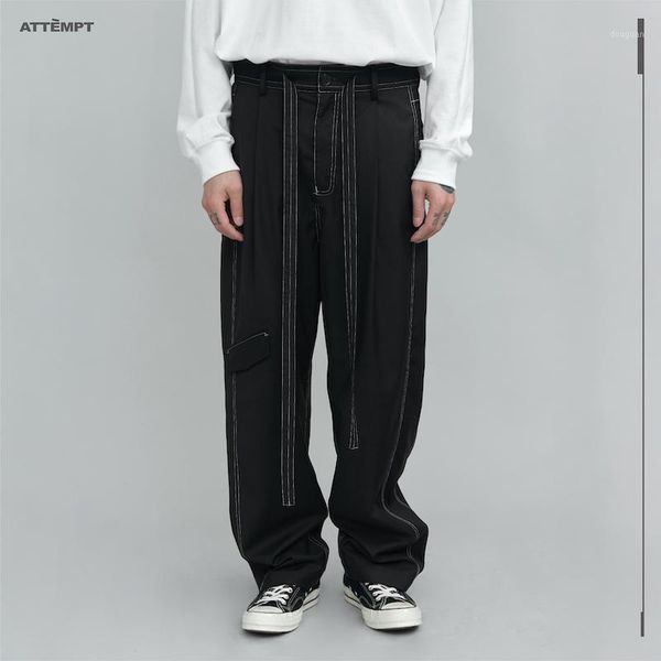 men's pants clothing gd hair stylist catwalk adjustable loose pleated open line casual 27-46, Black
men's pants clothing gd hair stylist catwalk adjustable loose pleated open line casual 27-46, Black