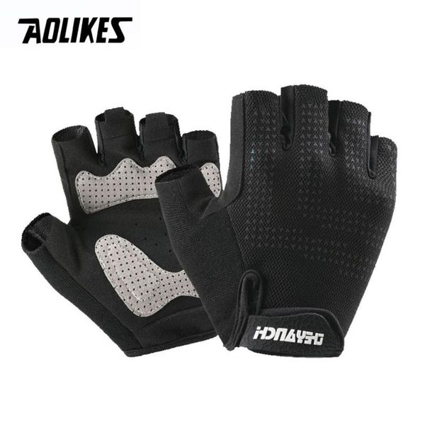 cycling gloves aolikes 1 pair summer shockproof thicken pad half finger for sport hiking mtb bike, Black
cycling gloves aolikes 1 pair summer shockproof thicken pad half finger for sport hiking mtb bike, Black