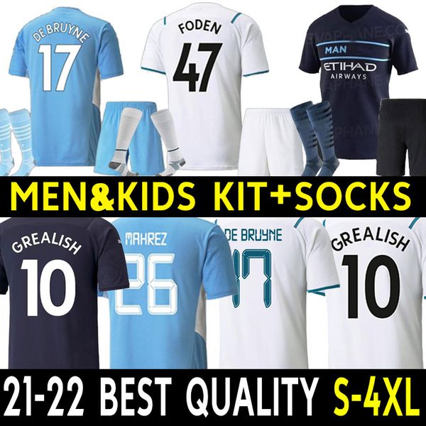 2021 2022 city de bruyne soccer jerseys grealish sterling manchesters men kids kit 21 22 foden bernardo man football shirt full set+socks un, Black;yellow
2021 2022 city de bruyne soccer jerseys grealish sterling manchesters men kids kit 21 22 foden bernardo man football shirt full set+socks un, Black;yellow