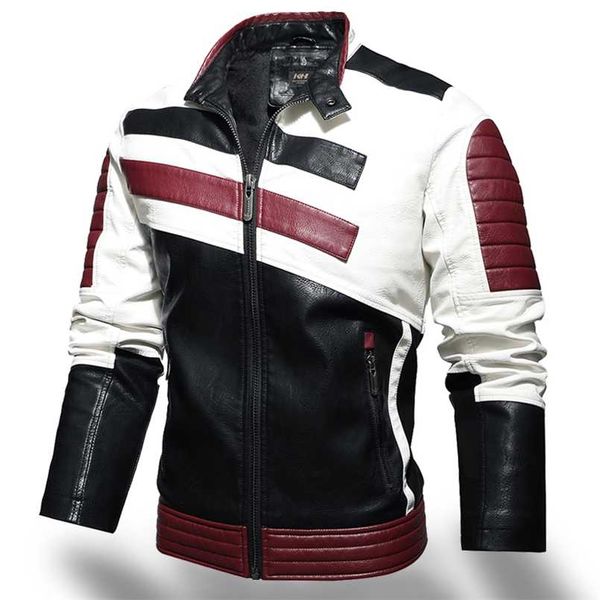 men winter leather jackets casual coat mens fashion motorcycle jacket faux coats male fleece warm slim fit bomber outerwear 211101, Black
men winter leather jackets casual coat mens fashion motorcycle jacket faux coats male fleece warm slim fit bomber outerwear 211101, Black