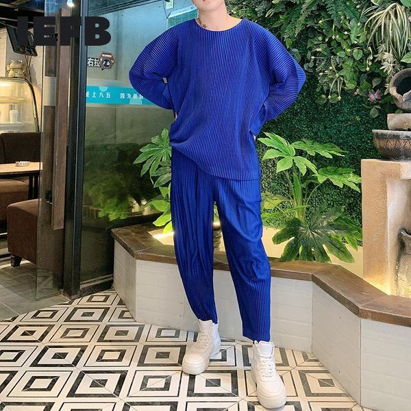 men's tracksuits men's pleated two pieces set causal o-neck long sleeve t-shirts + loose elastic waist harem pants 2022 autumn 9y5, Gray
men's tracksuits men's pleated two pieces set causal o-neck long sleeve t-shirts + loose elastic waist harem pants 2022 autumn 9y5, Gray