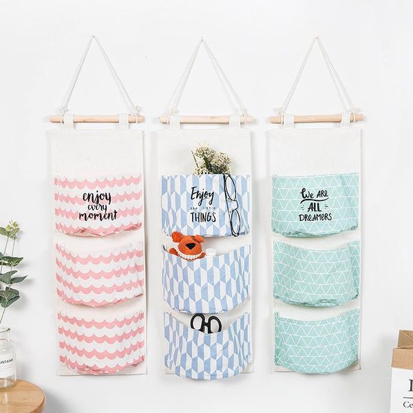 storage boxes & bins 3 pockets wall hanging bags cotton linen door organizer pouch bedroom home decoration kitchen bathroom
storage boxes & bins 3 pockets wall hanging bags cotton linen door organizer pouch bedroom home decoration kitchen bathroom
