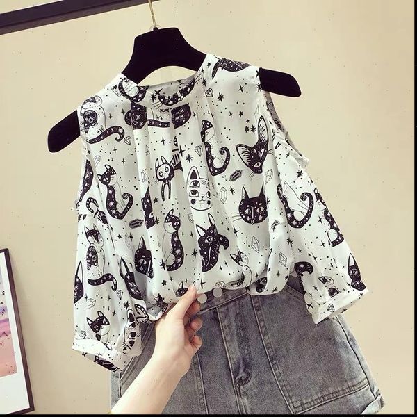 summer kawaii white lace fashion women shirts office slim short sleeve chiffon shirt female blusas mujer
summer kawaii white lace fashion women shirts office slim short sleeve chiffon shirt female blusas mujer