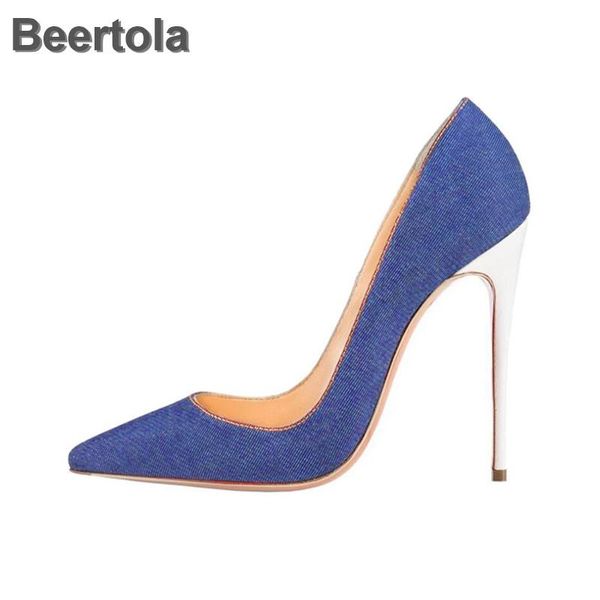 dress shoes denim woman high heel concise pumps pointed toe womens comfortable spring autumn slip on shallow party, Black
dress shoes denim woman high heel concise pumps pointed toe womens comfortable spring autumn slip on shallow party, Black