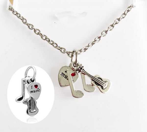 pendant necklaces 1pcs fashion ally music note & guitar necklace girl children chain jewelry gift, Silver
pendant necklaces 1pcs fashion ally music note & guitar necklace girl children chain jewelry gift, Silver