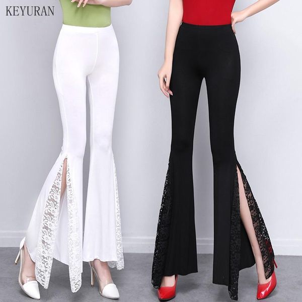 women's spirng summer trousers fashion womens high waist leggings lace panel casual flare pants black white red & capris
women's spirng summer trousers fashion womens high waist leggings lace panel casual flare pants black white red & capris