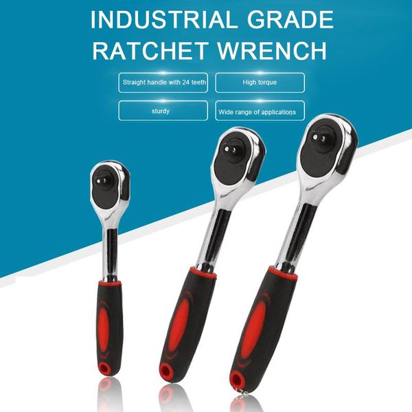 hand tools 1/4" 3/8" 1/2" drive steel ratchet socket wrench 24 teeth quick release spanner high torque rotating tool
hand tools 1/4" 3/8" 1/2" drive steel ratchet socket wrench 24 teeth quick release spanner high torque rotating tool