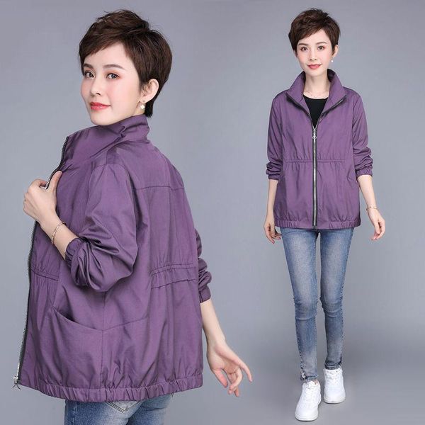 women jackets coat spring autumn casual long sleeve overcoat pocket zipper jacket windbreaker famale outwears plus size 5xl p565 women', Black;brown
women jackets coat spring autumn casual long sleeve overcoat pocket zipper jacket windbreaker famale outwears plus size 5xl p565 women', Black;brown