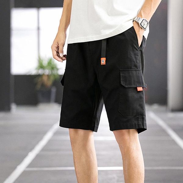 men's shorts 2021 summer casual men fashion solid color pockets sports, White;black
men's shorts 2021 summer casual men fashion solid color pockets sports, White;black