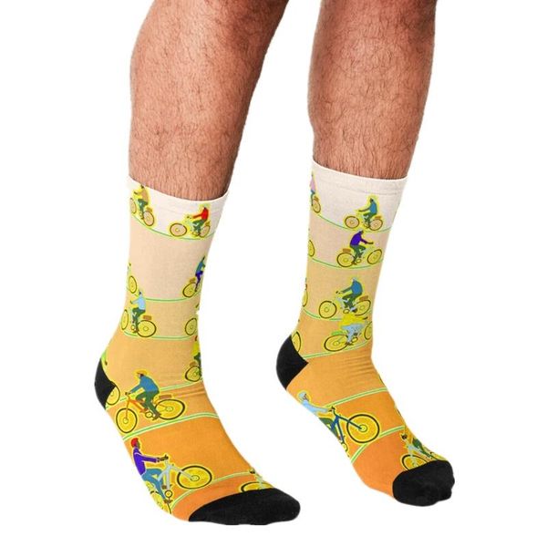 men's socks funny bike riders ascending printed bicycle hip hop men happy boys street style crazy for, Black
men's socks funny bike riders ascending printed bicycle hip hop men happy boys street style crazy for, Black