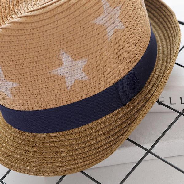 wide brim hats 2021 fashion five-pointed star straw hat spring and summer men women baby sun children beach jazz top, Blue;gray
wide brim hats 2021 fashion five-pointed star straw hat spring and summer men women baby sun children beach jazz top, Blue;gray