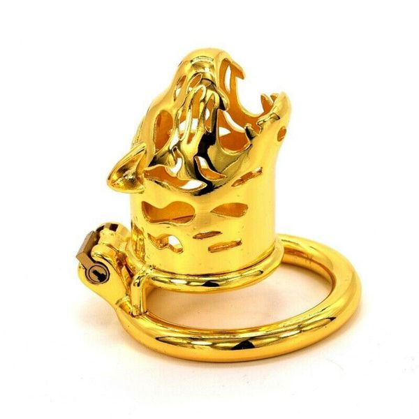 cockrings stainless steel male chastity cage golden tiger men locking restraint device 382 belt cock rings
cockrings stainless steel male chastity cage golden tiger men locking restraint device 382 belt cock rings