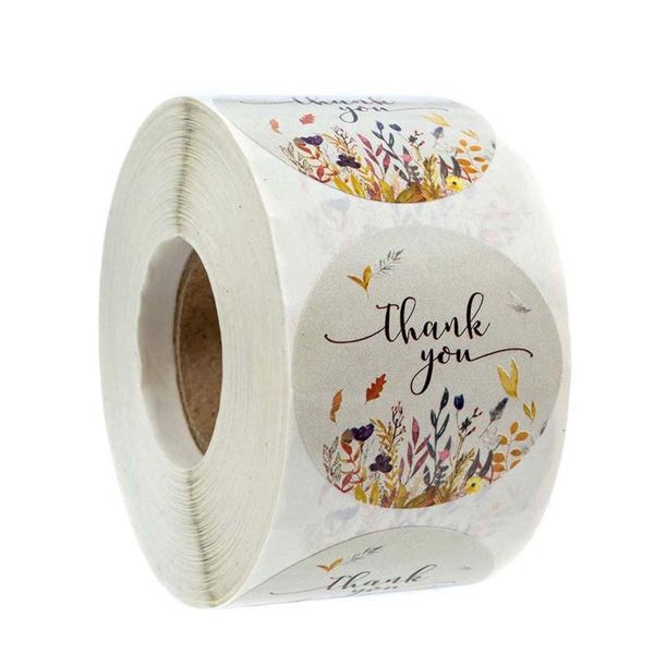 500pcs/roll floral thank you sticker seal labels handmade scrapbooking decoration stationery stickers m89a gift wrap
500pcs/roll floral thank you sticker seal labels handmade scrapbooking decoration stationery stickers m89a gift wrap