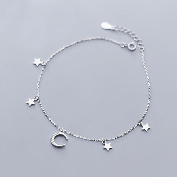 mloveacc 925 sterling silver moon and star bangles bracelets chain jewelry anklets, Red;blue
mloveacc 925 sterling silver moon and star bangles bracelets chain jewelry anklets, Red;blue