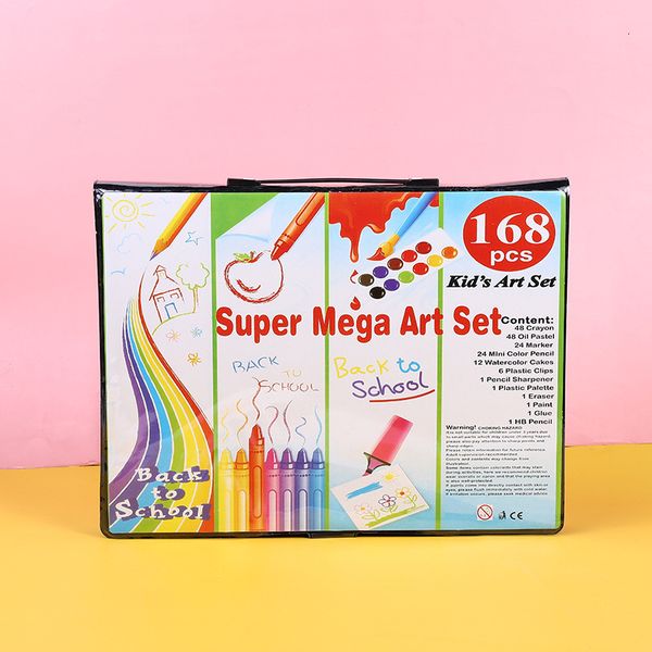 painting pens 168pcs water children's set primary school students washable pen oil painting stick crayon color lead gift, Black;red
painting pens 168pcs water children's set primary school students washable pen oil painting stick crayon color lead gift, Black;red