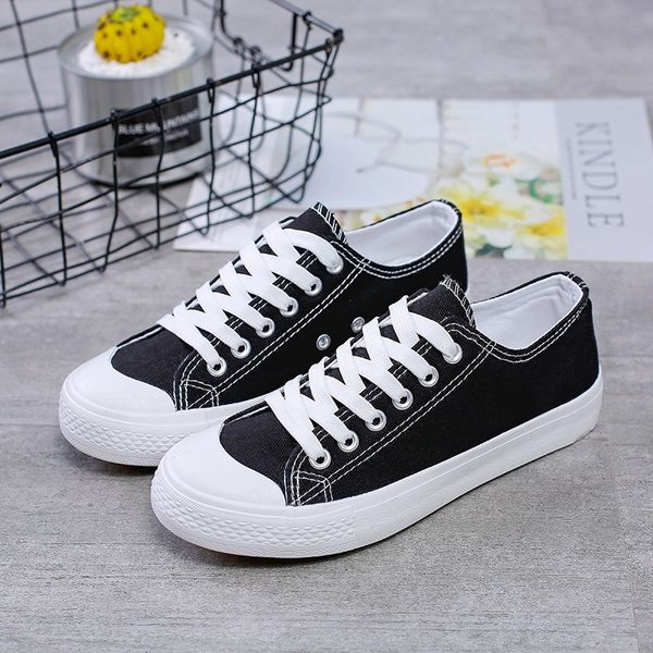 dress shoes canvas woman lace-up sneakers for girls fashion denim solid blue/white casual tennis women's u7wm, Black
dress shoes canvas woman lace-up sneakers for girls fashion denim solid blue/white casual tennis women's u7wm, Black