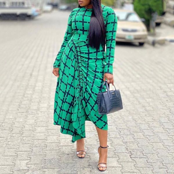 casual dresses elegant for womens big size 4xl 5xl green plaid asymmetrical drawstring mid calf evening night party vestidos mujer, Black;gray
casual dresses elegant for womens big size 4xl 5xl green plaid asymmetrical drawstring mid calf evening night party vestidos mujer, Black;gray