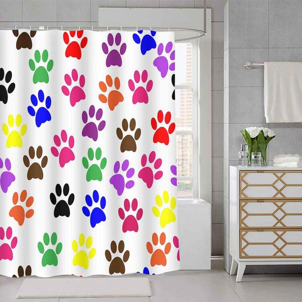 puppy paw prints shower curtain colorful graffiti decor bathroom curtain for kids, waterproof fabricwith 12 hooks yldssd103
puppy paw prints shower curtain colorful graffiti decor bathroom curtain for kids, waterproof fabricwith 12 hooks yldssd103