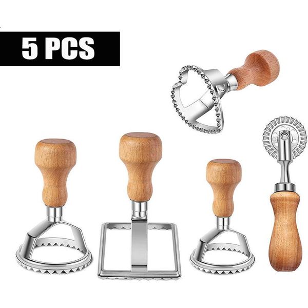5pcs kitchen pasta mold tool square round ravioli stamp cutter make at home pastry maker molding press baking & tools
5pcs kitchen pasta mold tool square round ravioli stamp cutter make at home pastry maker molding press baking & tools