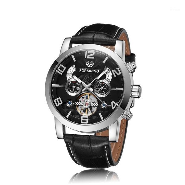 luxury silver skeleton mechanical watch men automatic self-wind leather black band wristwatch male relogio masculino wristwatches, Slivery;brown
luxury silver skeleton mechanical watch men automatic self-wind leather black band wristwatch male relogio masculino wristwatches, Slivery;brown