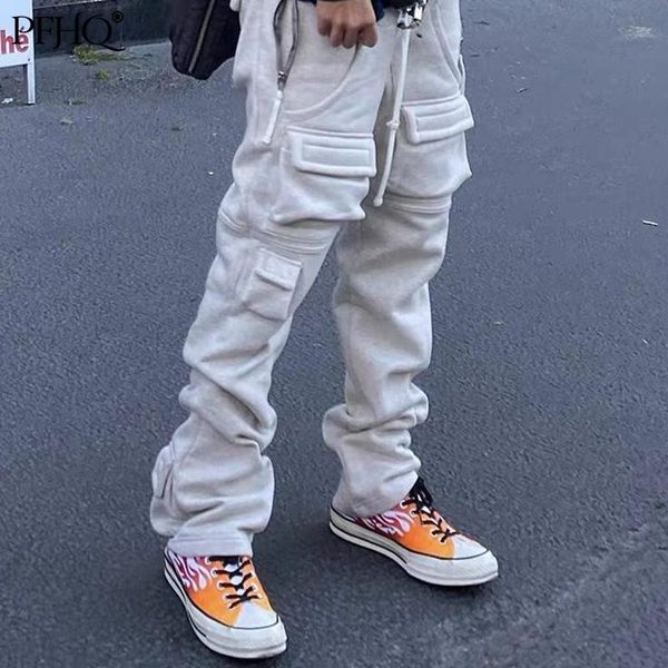 men's pants pfhq 2021 men fashion loose japanese korean trend high street multi-pocket drawstring casual trousers autumn winter 21f066, Black
men's pants pfhq 2021 men fashion loose japanese korean trend high street multi-pocket drawstring casual trousers autumn winter 21f066, Black