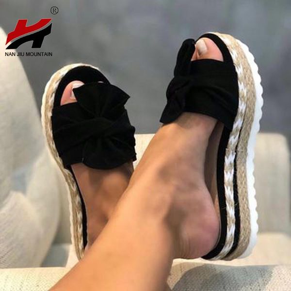 mountain 2021 women's slippers summer sandals thick bottom flat heel shoes set foot fashion open toe bow plus size 43, Black
mountain 2021 women's slippers summer sandals thick bottom flat heel shoes set foot fashion open toe bow plus size 43, Black
