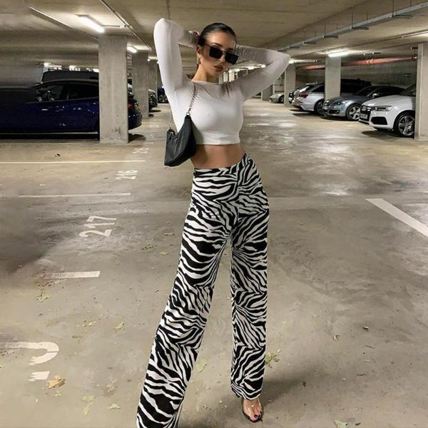 women's pants & capris 50%3d print high waist women trousers casual straight wide leg ladies clothing, Black;white
women's pants & capris 50%3d print high waist women trousers casual straight wide leg ladies clothing, Black;white