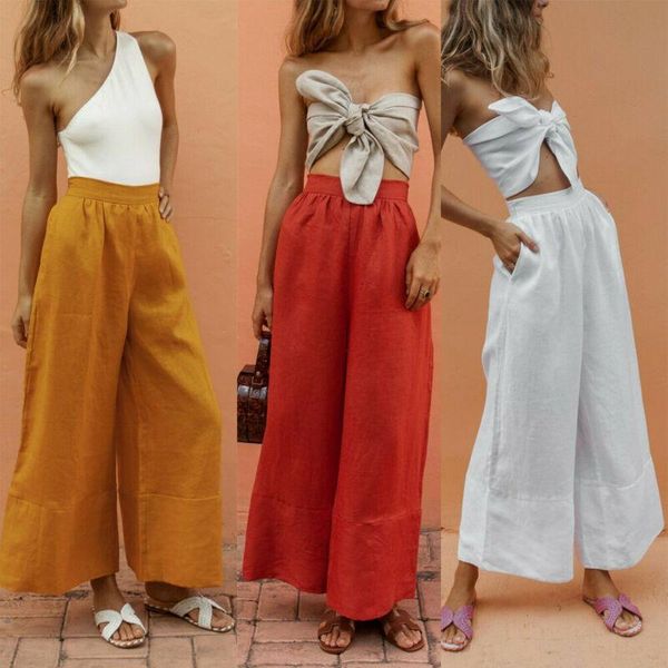 women's pants & capris meihuida plus size linen trousers wide leg vintage elastic high waist woman pantalon casual pantalones, Black;white
women's pants & capris meihuida plus size linen trousers wide leg vintage elastic high waist woman pantalon casual pantalones, Black;white