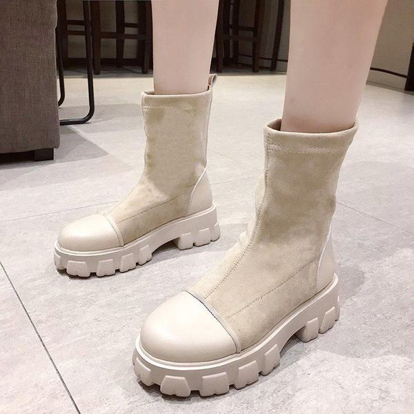 boots women platform punk ankle sock woman gothic shoes female patchwork thick bottom ladies footwear women's boot autumn winter, Black
boots women platform punk ankle sock woman gothic shoes female patchwork thick bottom ladies footwear women's boot autumn winter, Black