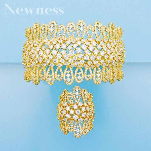 earrings & necklace ness luxury saudi arabia bangle ring set for women full micro cubic zircon pave party wedding arabic dubai jewelry sets, Silver
earrings & necklace ness luxury saudi arabia bangle ring set for women full micro cubic zircon pave party wedding arabic dubai jewelry sets, Silver