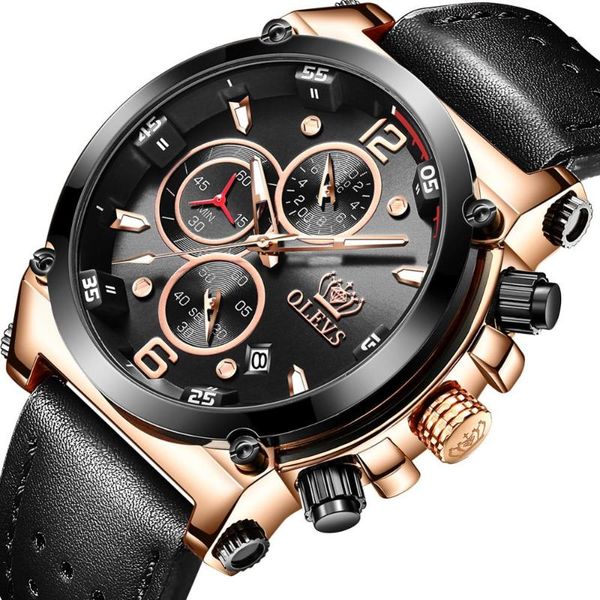 wristwatches auto date calendar multifunctional male quartz watches leather men's luxury business sports band relojes, Slivery;brown
wristwatches auto date calendar multifunctional male quartz watches leather men's luxury business sports band relojes, Slivery;brown
