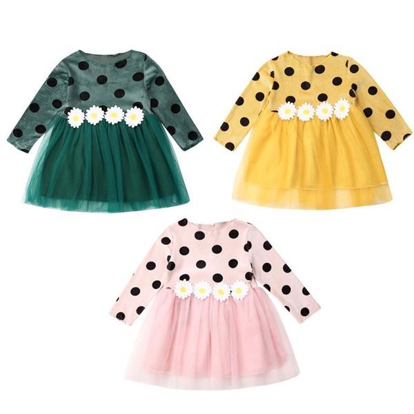 girl's dresses 3d floral patchwork dress toddler kids baby girl 0-3t casual polka dot princess long sleeve lace tulle, Red;yellow
girl's dresses 3d floral patchwork dress toddler kids baby girl 0-3t casual polka dot princess long sleeve lace tulle, Red;yellow