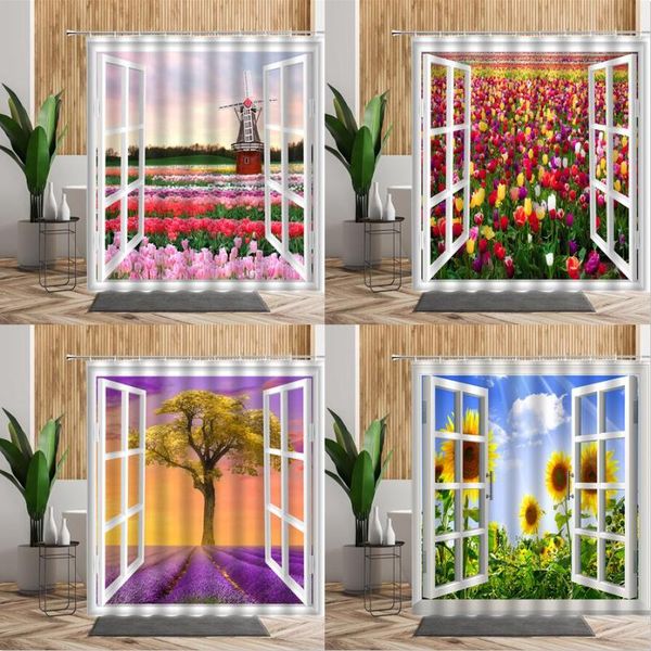shower curtains spring flower scenery curtain tulip sunflower bathroom decor creative backdrop fabric open window floral printed
shower curtains spring flower scenery curtain tulip sunflower bathroom decor creative backdrop fabric open window floral printed
