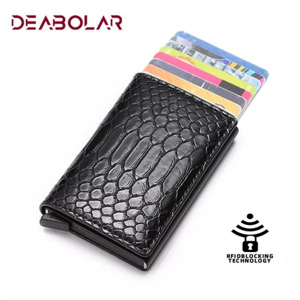 card holders business automatic aluminum alloy pu holder women's ultra-thin mini wallet id men's, Brown;gray
card holders business automatic aluminum alloy pu holder women's ultra-thin mini wallet id men's, Brown;gray