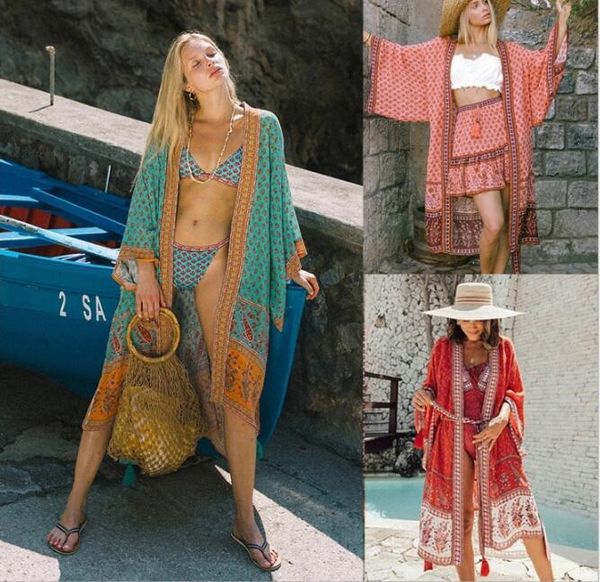 women's blouses & shirts women loose shawl long kimono cardigan casual summer bohemian beach sashes floral print cover ups bl, White
women's blouses & shirts women loose shawl long kimono cardigan casual summer bohemian beach sashes floral print cover ups bl, White