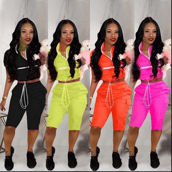 d8265 fashion casual women tracksuits stitching zipper t shirt knee lenght straight shorts memory cotton two piece street trend, Gray
d8265 fashion casual women tracksuits stitching zipper t shirt knee lenght straight shorts memory cotton two piece street trend, Gray