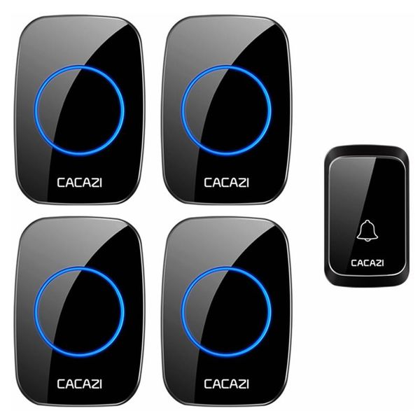 other door hardware cacazi intelligent waterproof wireless doorbell 1 button 4 receiver led light home cordless call ring bell us eu uk au p
other door hardware cacazi intelligent waterproof wireless doorbell 1 button 4 receiver led light home cordless call ring bell us eu uk au p