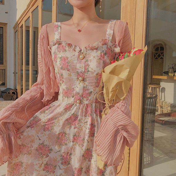 women summer print floral midi dress vintage franch style female strapless party casual holiday lady boho vestido 210510, Black;gray
women summer print floral midi dress vintage franch style female strapless party casual holiday lady boho vestido 210510, Black;gray