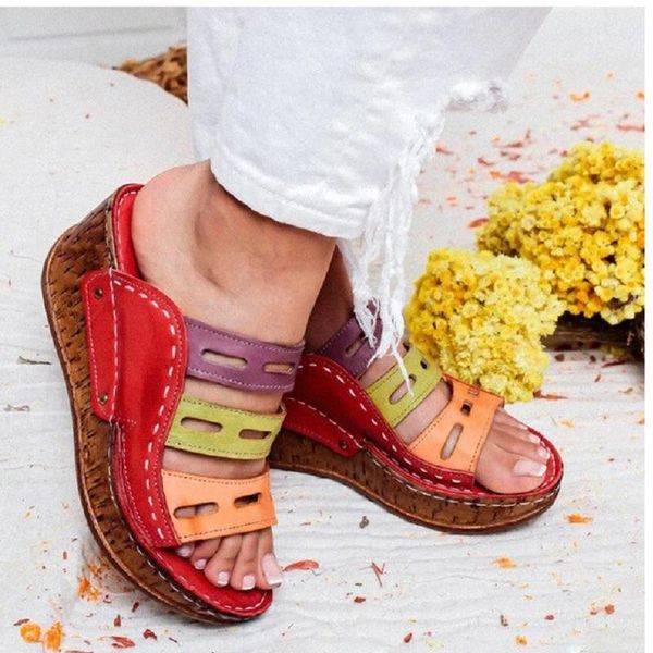 slippers summer wedges women open toe high heels ladies shoes gladiator sandals platform hollow out female slides flip flops, Black
slippers summer wedges women open toe high heels ladies shoes gladiator sandals platform hollow out female slides flip flops, Black