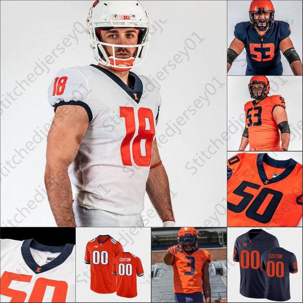 ncaa illinois fighting illini jerseys college football 2 chase brown 26 mike epstein 18 brandon peters 87 daniel barker mens women youth, Black
ncaa illinois fighting illini jerseys college football 2 chase brown 26 mike epstein 18 brandon peters 87 daniel barker mens women youth, Black